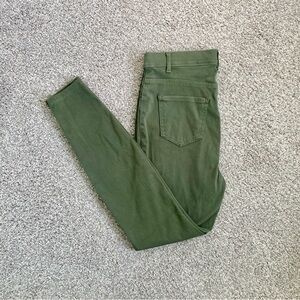 Green High Rise Dress Pants by Time and Tru
